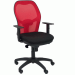 CHAISE JORQUERA ACCOUDOIRS RÉGLABLES ROUGE/NOIR - PIQUERAS Y CRESPO