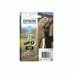 EPSON ELEPHANT ENCRE CYAN CLAIR CLARIA PHOTO HD ÉLÉPHANT 24