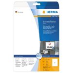 HERMA ETIQUETTES ENLEVABLES BLANCHES HERMA - 210 X 297 MM - BOITE DE 25