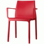 LOT DE 4 FAUTEUILS CHLOÉ TREND - ROUGE