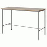 MANGE-DEB. MALIBU 180X80 4P STRAT ALAISÉ ACACIA/GRIS 9006 - MANUTAN EXPERT