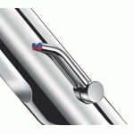 MITIGEUR ÉLECTRONIQUE À PILE - TEMPOMATIC MIX 4 - MANETTE LONGUE - SANS ROBINET D'ARRÊT DELABIE