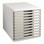 MODULE DE CLASSEMENT EXACOMPTA MODULO 10 TIROIRS NOIRS