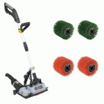 PACK RÉNOVATEUR EXTÉRIEUR À BROSSES 1800W - REX-H 200 + BROSSES FARTOOLS