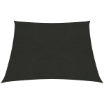 VIDAXL - VOILE D'OMBRAGE 160 G/M NOIR 3/4X2 M PEHD