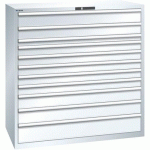 ARMOIRE BLANC PUR 1431X725X1450 AVEC 11 TIR. 200KG - LISTA