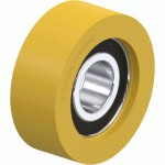 BLICKLE - GALET GUIDE Ø 45MM BANDAGE POLYURÉTHANE PU 70KG - FTH 45X17/15-11K