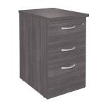 CAISSON HAUTEUR BUREAU MÉTAL NF ENVIRONNEMENT CÈDRE TOP CÈDRE, H.72 X L. 42 X P. 80 CM