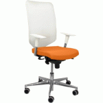CHAISE DE BUREAU OSSA BLANCA - ORANGE - PIQUERAS Y CRESPO