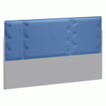 PANNEAU ACOUSTIQUE POUR PÔLE DE BUREAUX ERGOMAXX BLEU L 120 CM FIXATION ALUMINIUM