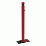 POTELET RABATTABLE SOLIBLOC Ø 76 MM CITY - ROUGE 3004 - PROCITY