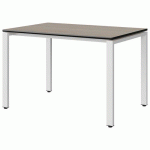 TABLE MALIBU 120X80 T6 SOUDÉ ST ANTIB CHÊNE 1146/NO BLC 9016 - MANUTAN EXPERT