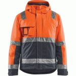 VESTE TRAVAIL HIVER HAUTE-VISIBILITÉ STRETCH 2D ORANGE - XXS - BLAKLADER