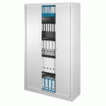 ARMOIRE À RIDEAUX MONOBLOC GENERIC H 198 X L 120 CORPS ET RIDEAUX BLANCHE