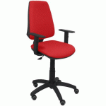 CHAISE ELCHE CP BRAS RÉGLABLE ROUE PARQUET - ROUGE