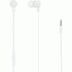 ÉCOUTEURS FILAIRES INTRA-AURICULAIRES JACK MICRO MOOD BLANC - TNB
