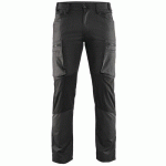 PANTALON DE TRAVAIL SERVICES STRETCH GRIS FONCÉ/NOIR TAILLE 56 - BLAKLADER