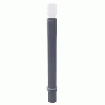 POTEAU MÉMOIRE DE FORME À SCELLER Ø80MM - 1310MM GRIS - VISO