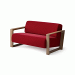 CANAPÉ NORDICO - 2 PLACES - BRIQUE