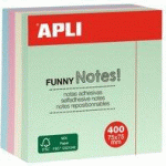 LOT DE 7 - CUBE DE NOTES ADHÉSIVES 