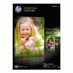 PAPIER PHOTO GLACÉ BRILLANT HP EVERYDAY A4 200 G - 100 FEUILLES