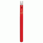 POTELET CENDRIER Ø 76 MM POMMEAU INOX BROSSÉ ZINC ROUGE 3020 - PROCITY