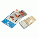 SACHET DE 10 ÉTUIS DE PROTECTION SIMPLES PVC HAUTE QUALITÉ 30/100E - A3 - CRISTAL - LOT DE 2