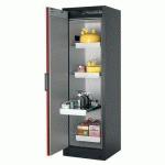 ARMOIRE SÉCURITÉ Q-PEGASUS-90 Q90.195.060.WDAC GRIS/ROUGE - ASECOS