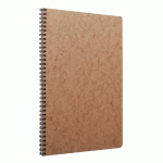 CAHIER RELIURE INTÉGRALE AGE BAG A4 100 PAGES LIGNÉ + MARGE - TABAC - LOT DE 5