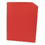 CHEMISE STANDARD 210 G BRUNEAU 24 X 32 CM ROUGE - PAQUET DE 100