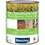HUILE ENVIRONNEMENT - ÉCOLABEL - TEINTE BOIS BRUT - 0,5 L BLANCHON