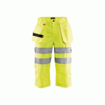 PANTACOURT HAUTE-VISIBILITÉ JAUNE FLUO D88 - BLAKLADER