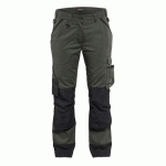 PANTALON DE TRAVAIL PAYSAGISTE FEMME VERT ARMÉE/NOIR TAILLE 40 - BLAKLADER