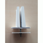 PINCE DOUBLE POUR FIXATION CLOISON ACOUSTIQUE GARY DESK - DOUBLE