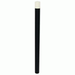 POTELET URBIN PMR TÊTE BOMBÉE MÉT HTR 1.20M Ø90MM NOIR 9005 - BUTON DESIGN