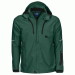 PROJOB 3406 VESTE PRIO SOFTSHELL CAPUCHE VERT FORÊT - TAILLE S