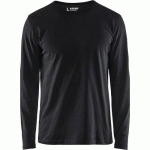 T-SHIRT MANCHES LONGUES NOIR TAILLE S - BLAKLADER