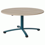 TABLE MALIBU Ø 120 T3 PC STRA ABS ACACIA/BLEU 5025