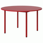 TABLE MALIBU Ø 120 T5 4P STRA ABS ROUGE U321/ROUGE 3020