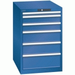 ARMOIRE BLEU GENT. 564X725X850 AVEC 6 TIR. 75KG _ 14.407.090 - LISTA