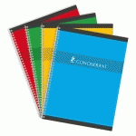 CAHIER CONQUERANT 7 - 21 X 29,7CM - PETITS CARREAUX - 180 PAGES - 70 G  - LOT DE 5