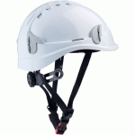 CASQUE MONTEUR NON AÉRÉ AVEC JUGULAIRE DE COULEUR BLANC - SINGER SAFETY