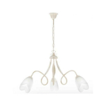 DKL ITALIA - DKL4250/3A- 3 LUMIÈRES E14-IVOIRE LAMPE À SUSPENSION