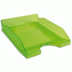 CORBEILLE À COURRIER ECOTRAY LINICOLOR - VERT POMME - LOT DE 10