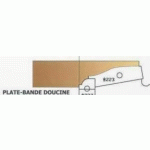 LA PAIRE DE PLAQUETTES PLATE-BANDE DOUCINE W223 ELBE