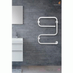 RADIATEUR SÈCHE-SERVIETTES ÉLECTRIQUE 70W VERTICAL BLANC ATHENA E - FINIMETAL 3762701