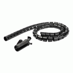 STARTECH.COM GAINE SPIRALE RANGE-CÂBLE NOIR - 2,5 M - DIAMÈTRE DE 45 MM