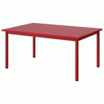 TABLE MALIBU 120X80 T2 4P STRA ABS ROUGE U321/ROUGE 3020