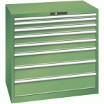 ARMOIRE 8 TIROIRS SÉRIE 78.293-CAPACITÉ 75KG-VERT - LISTA