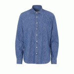 COTTOVER CHEMISE DENIM SLIM FIT HOMME - CERTIFIÉ GOTS BLEU - TAILLE 42